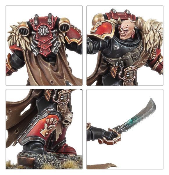 Миниатюра WARHAMMER 40000: CHAOS SPACE MARINES - RED CORSAIRS REAVE-CAPTAIN 99120102222 фото