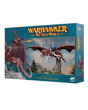 Мініатюра THE OLD WORLD: HIGH ELF REALMS - LORD ON DRAGON 99122710001 фото
