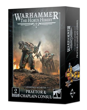 Набір мініатюр HORUS HERESY: LEGIONES ASTARTES - PRAETOR AND CHAPLAIN CONSUL 99123001023 фото