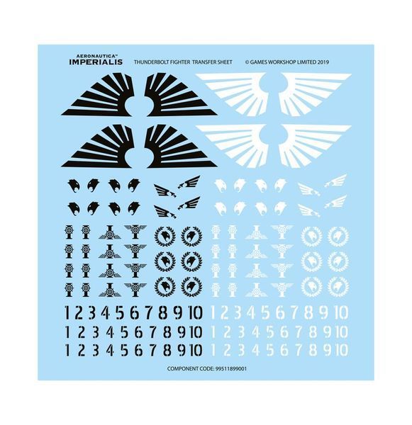 Мініатюра THE HORUS HERESY: LEGIONS IMPERIALIS - THUNDERBOLT FIGHTER SQUADRON 99122608002 фото
