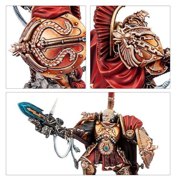 Миниатюра ADEPTUS CUSTODES - SHIELD CAPTAIN 99120108099 фото