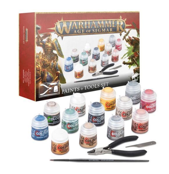 Набор красок AOS PAINTS+TOOLS 52170299003 фото