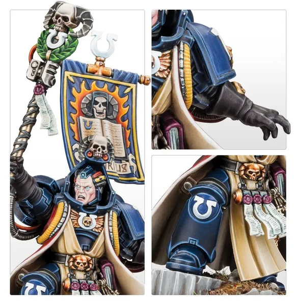 Миниатюра WARHAMMER 40000: ULTRAMARINES - CHIEF LIBRARIAN TIGURIUS 99120101329 фото