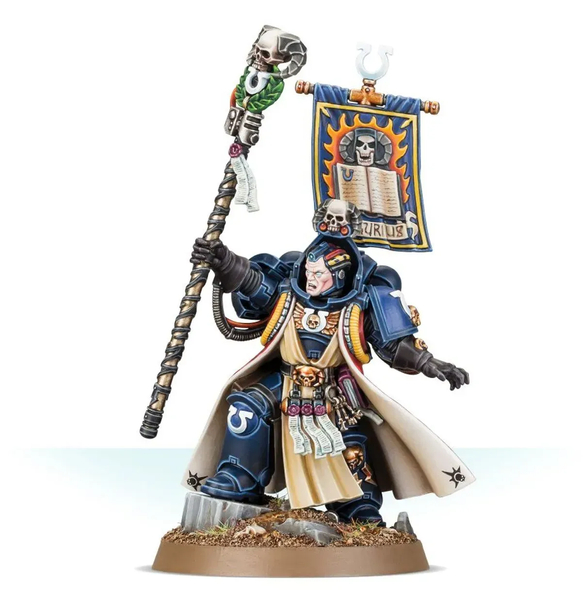 Миниатюра WARHAMMER 40000: ULTRAMARINES - CHIEF LIBRARIAN TIGURIUS 99120101329 фото