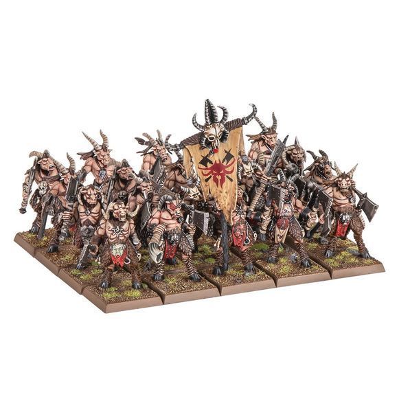 Набір мініатюр THE OLD WORLD: BEASTMEN BRAYHERDS - BATTLE MARCH ARMY 99122716009 фото