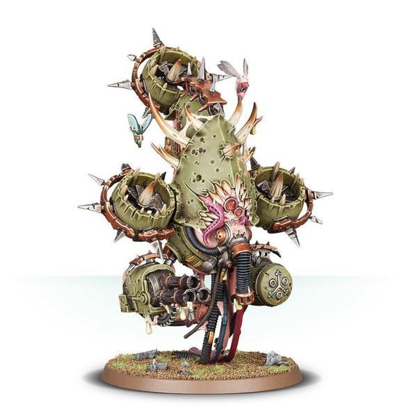 Миниатюра WARHAMMER 40000: DEATH GUARD - FOETID BLOAT-DRONE 99120102127 фото
