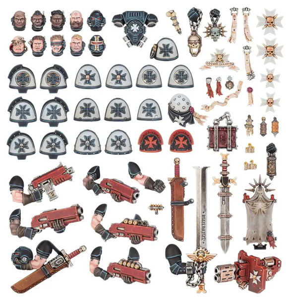 Набір мініатюр WARHAMMER 40000: BLACK TEMPLARS - UPGRADES AND TRANSFERS 99120101369 фото