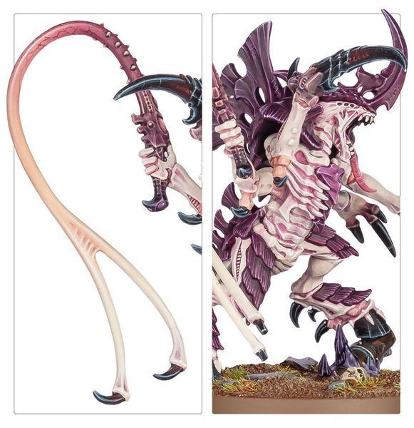 Миниатюра WARHAMMER 40000: TYRANIDS - TYRANID PRIME WITH LASH WHIP 99120106084 фото