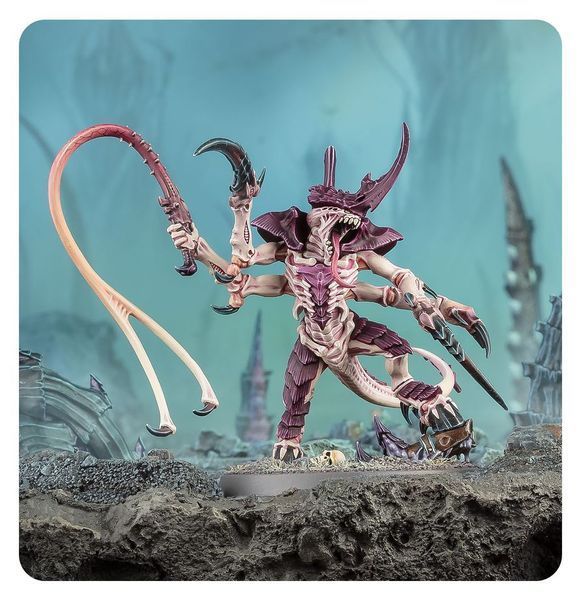 Миниатюра WARHAMMER 40000: TYRANIDS - TYRANID PRIME WITH LASH WHIP 99120106084 фото
