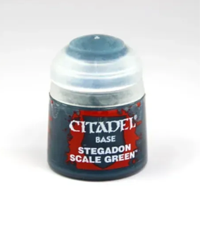 Фарба CITADEL: BASE - STEGADON SCALE GREEN 12ML 9918995027406 фото