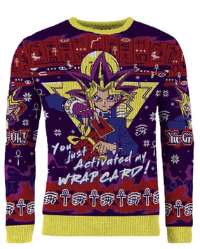 Різдвяний светр Yu-gi-Oh: You Just Activated My Wrap Card Christmas Jumper (Size: XXL) 1201309 фото