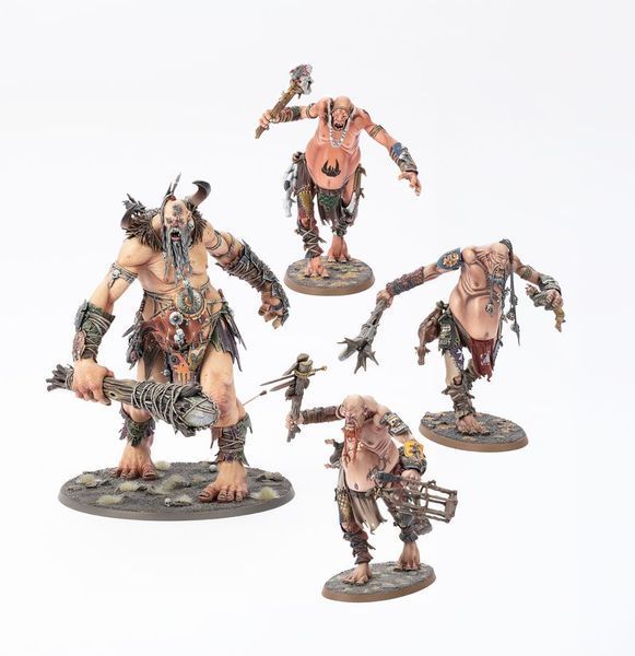 Набор миниатюр AGE OF SIGMAR: SONS OF BEHEMAT - STOMPER TRIBE 99120299128 фото