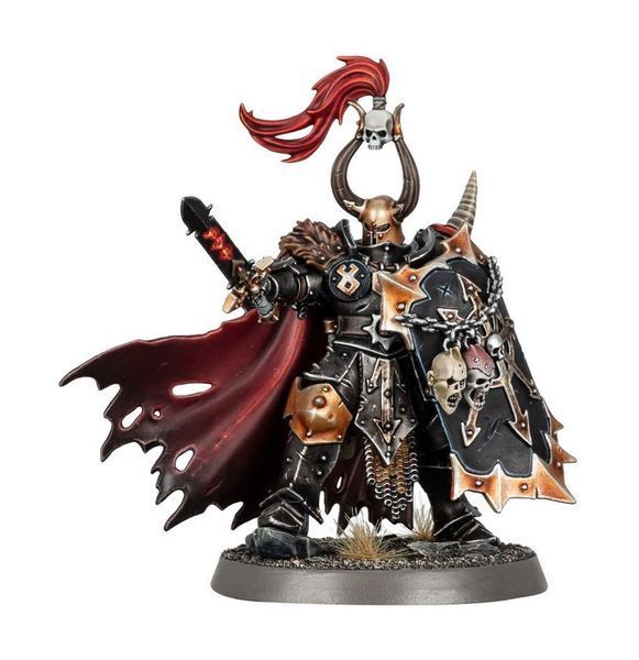 Миниатюра AGE OF SIGMAR: SLAVES TO DARKNESS - EXALTED HERO OF CHAOS 99120201132 фото