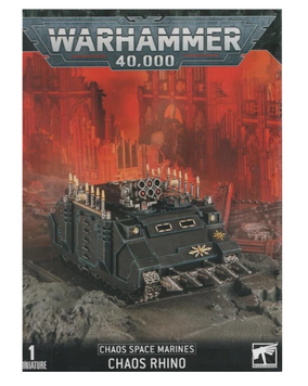 Мініатюра WARHAMMER 40000: CHAOS SPACE MARINES - CHAOS RHINO 99120102168 фото