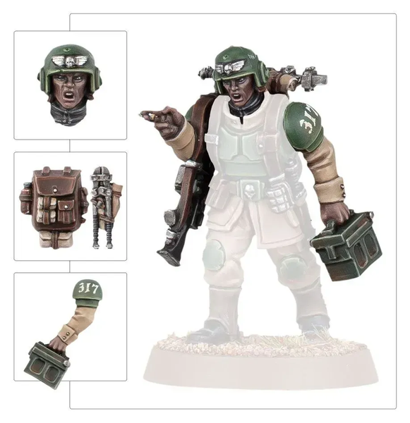 Набір WARHAMMER 40000: ASTRA MILITARUM - CADIAN UPGRADES 99120105106 фото