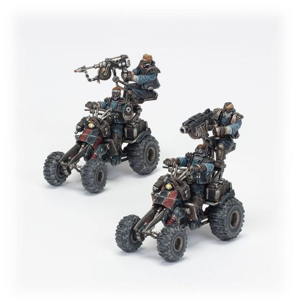 Набір мініатюр WARHAMMER 40000: NECROMUNDA - ORLOCK OUTRIDER QUADS 99120599037 фото