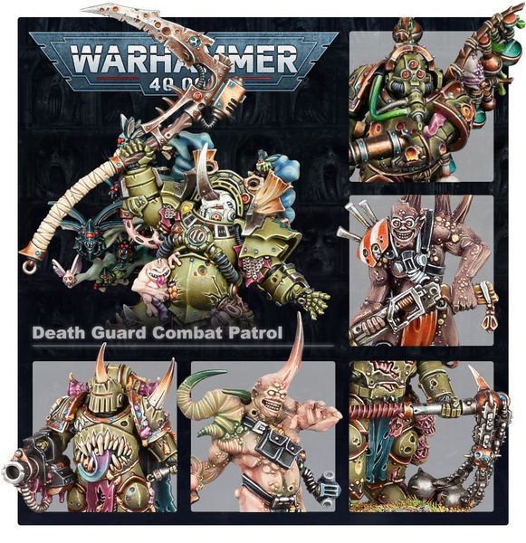 Набор миниатюр WARHAMMER 40000: COMBAT PATROL - DEATH GUARD 99120102116 фото